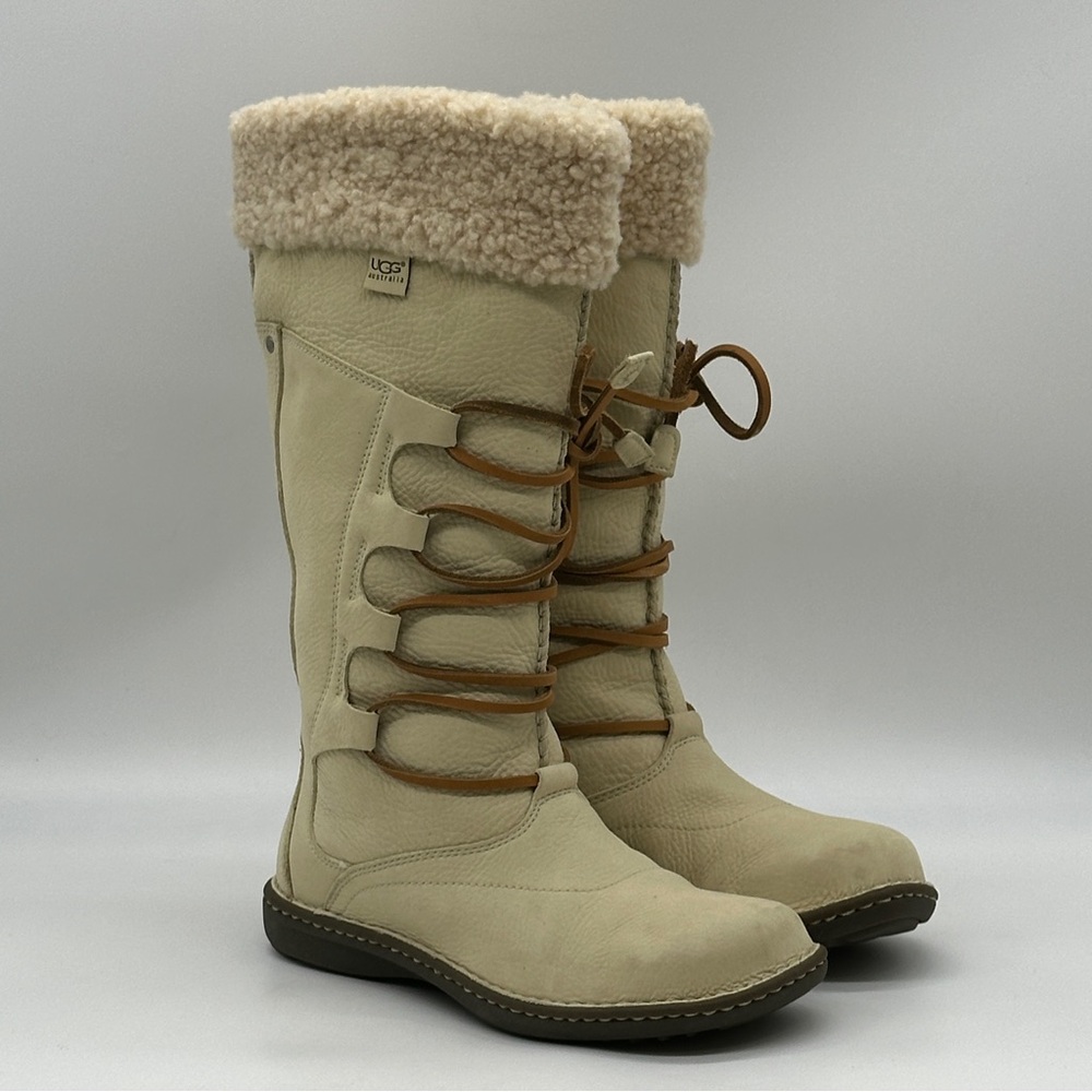 UGG Lace Up Boots. Size 10 - Picture 8 of 11